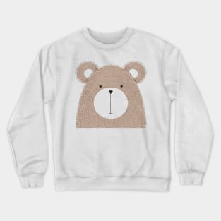 Cute Bear Head Crewneck Sweatshirt